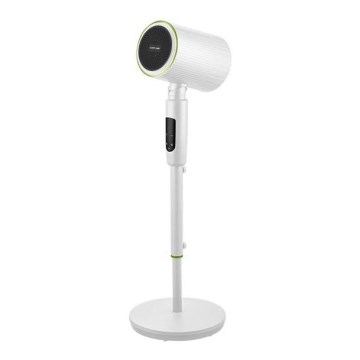 Gulvventilator med varmelegeme 50 W/2200 W/230 V, Ø 20 cm, hvid
