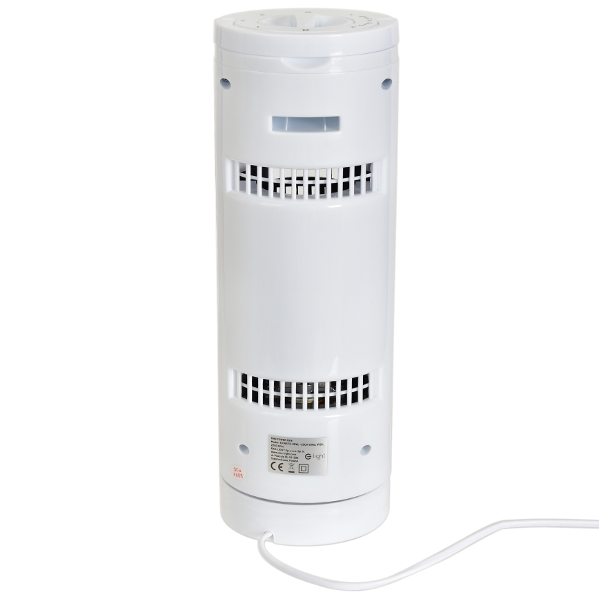 Gulvventilator TOWER 30W/230V hvid