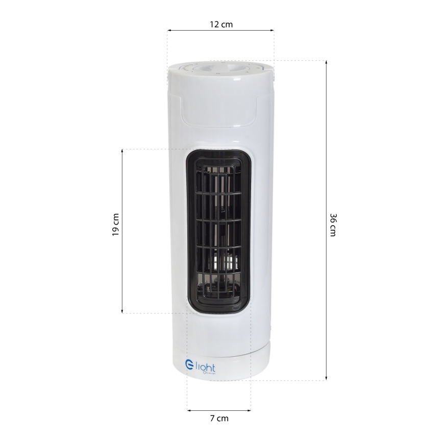 Gulvventilator TOWER 30W/230V hvid