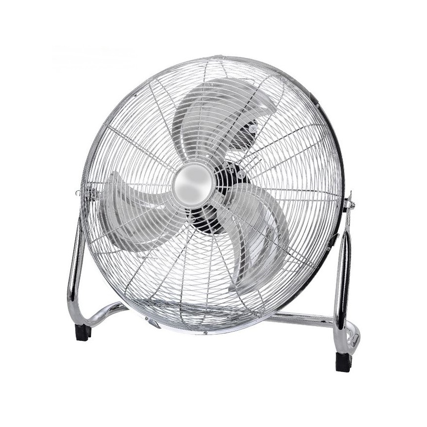Gulvventilator VIENTO 100W/230V skinnende krom