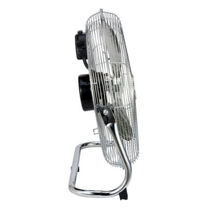 Gulvventilator VIENTO 100W/230V skinnende krom