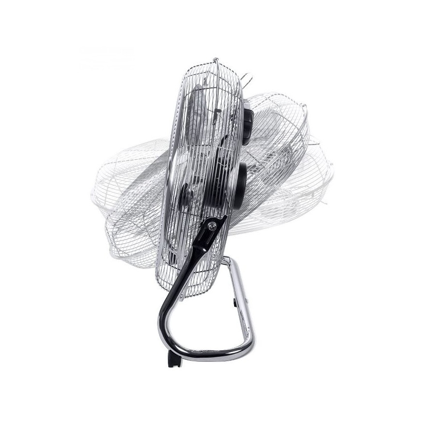 Gulvventilator VIENTO 100W/230V skinnende krom