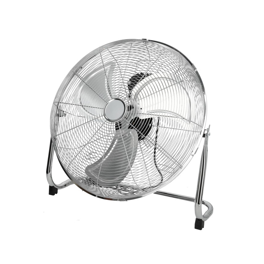 Gulvventilator VIENTO 200 W/230 V, blank krom