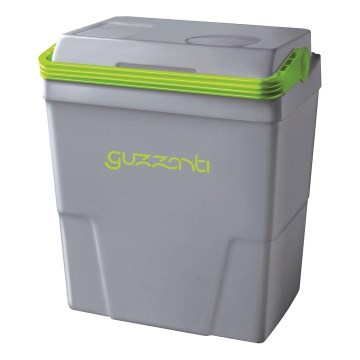 Guzzanti GZ 22B - Bærbar autokøleboks 22 l 58W/12V/230V grå/grøn