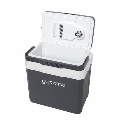 Guzzanti GZ 26B - Bærbar bilkøleboks 26 l 57W/12V/230V grå