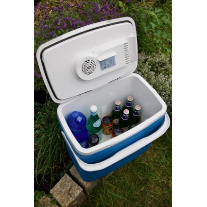 Guzzanti GZ 30BW - Bærbar bilkøleboks 29 l 65W/12V/230V blå