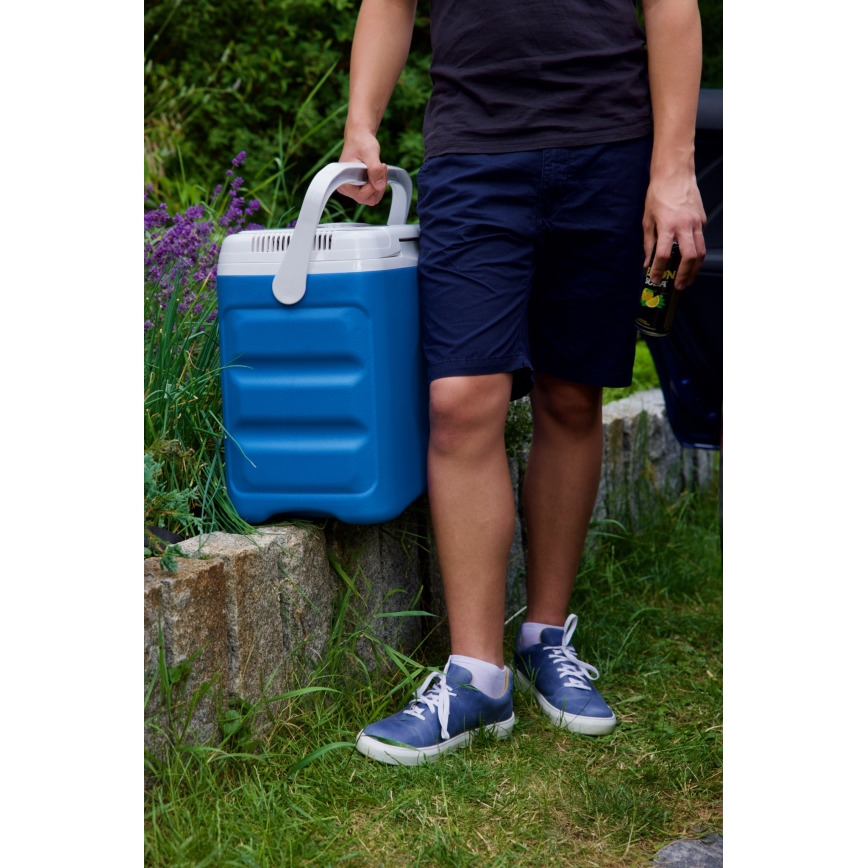 Guzzanti GZ 30BW - Bærbar bilkøleboks 29 l 65W/12V/230V blå