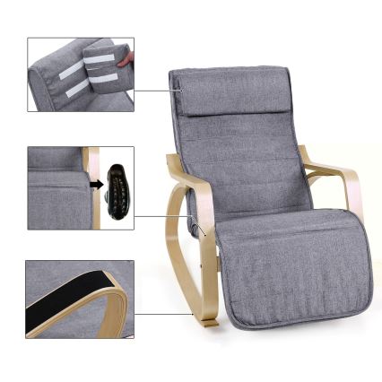 Gyngestol RESTLY grå