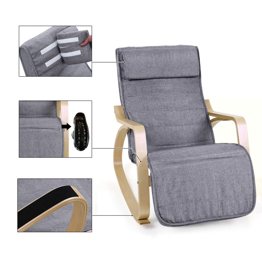 Gyngestol RESTLY grå