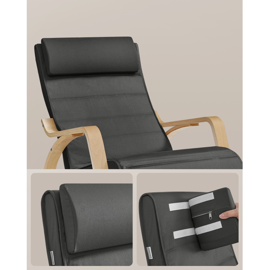 Gyngestol RESTLY mørkegrå