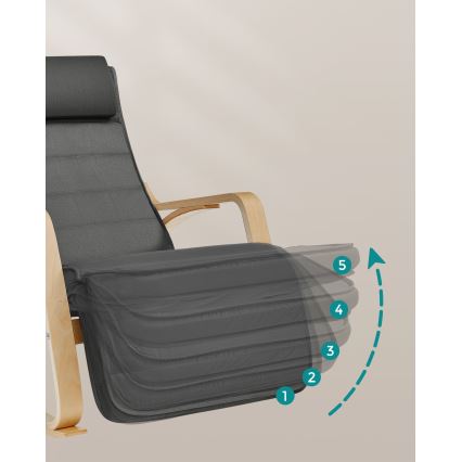 Gyngestol RESTLY mørkegrå