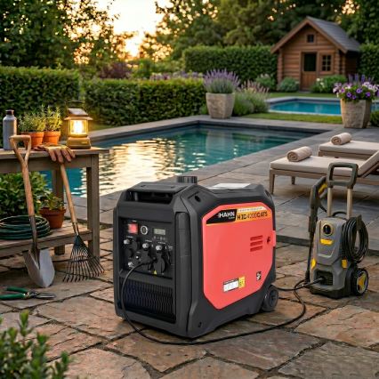 Hahn & Sohn 20062 - Benzin-/LPG-elgenerator H IG 4200 G ATS 4200/3800W