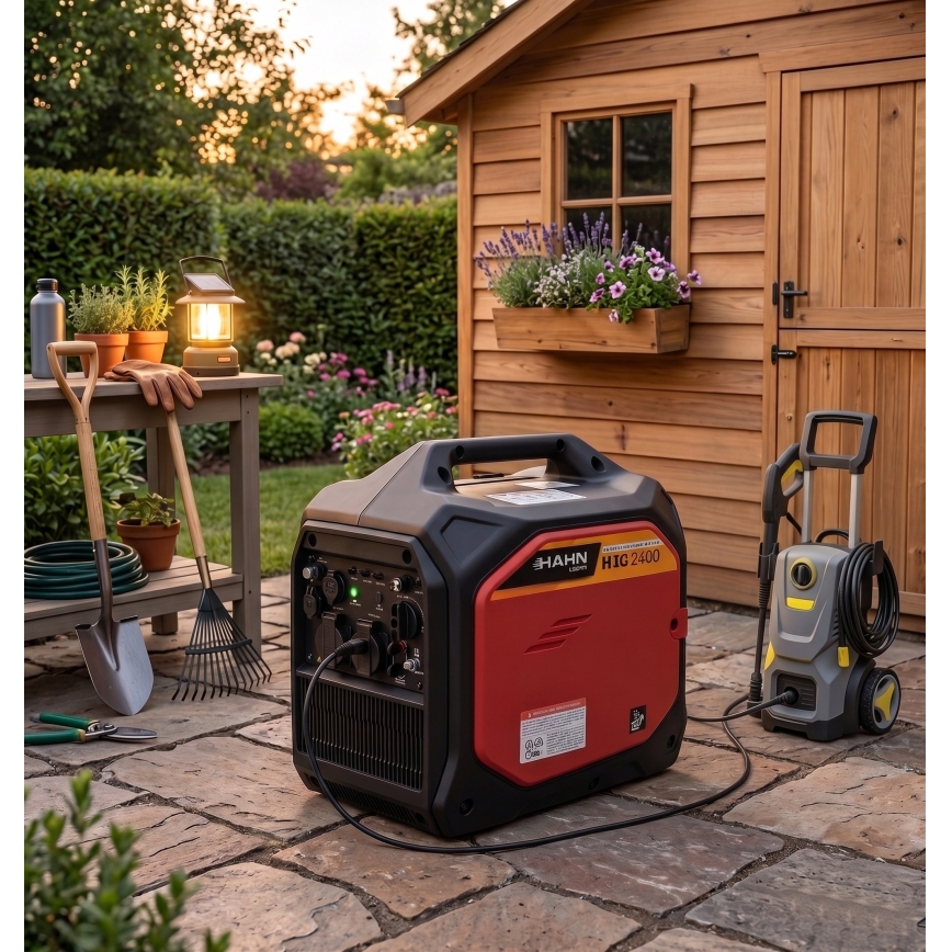 Hahn & Sohn 20095 - Benzindrevet elgenerator HIG 2400 2200W