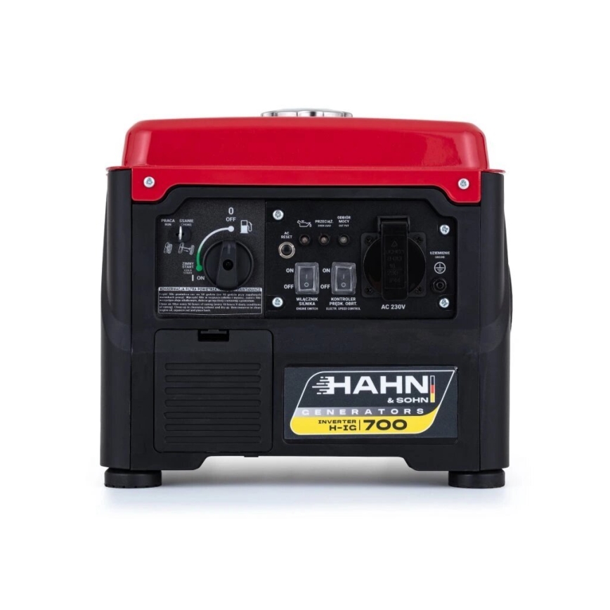 Hahn & Sohn 7305 - Benzindrevet invertergenerator H IG 700 800W
