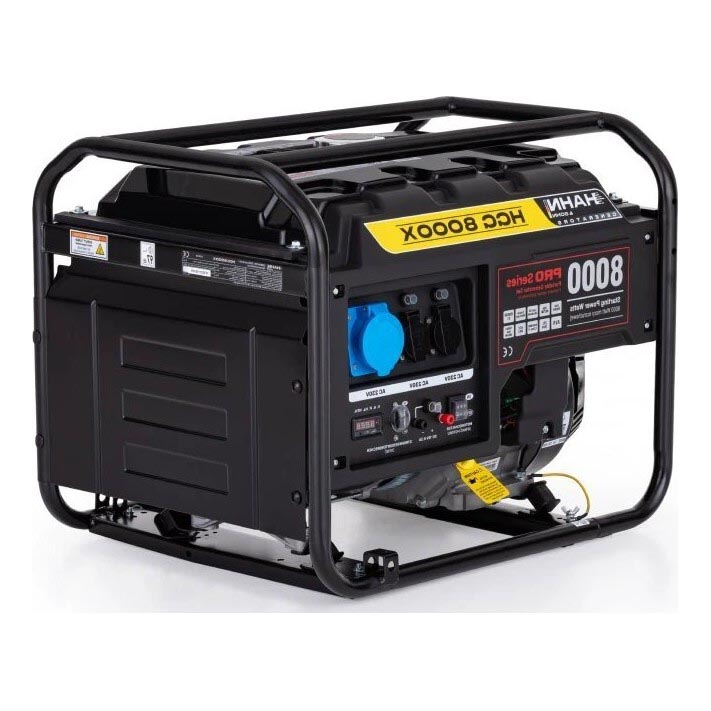 Hahn & Sohn 7410 - Benzindrevet elektrisk generator HGG 8000X 6500W