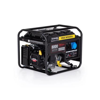 Hahn & Sohn 7410 - Benzindrevet elektrisk generator HGG 8000X 6500W