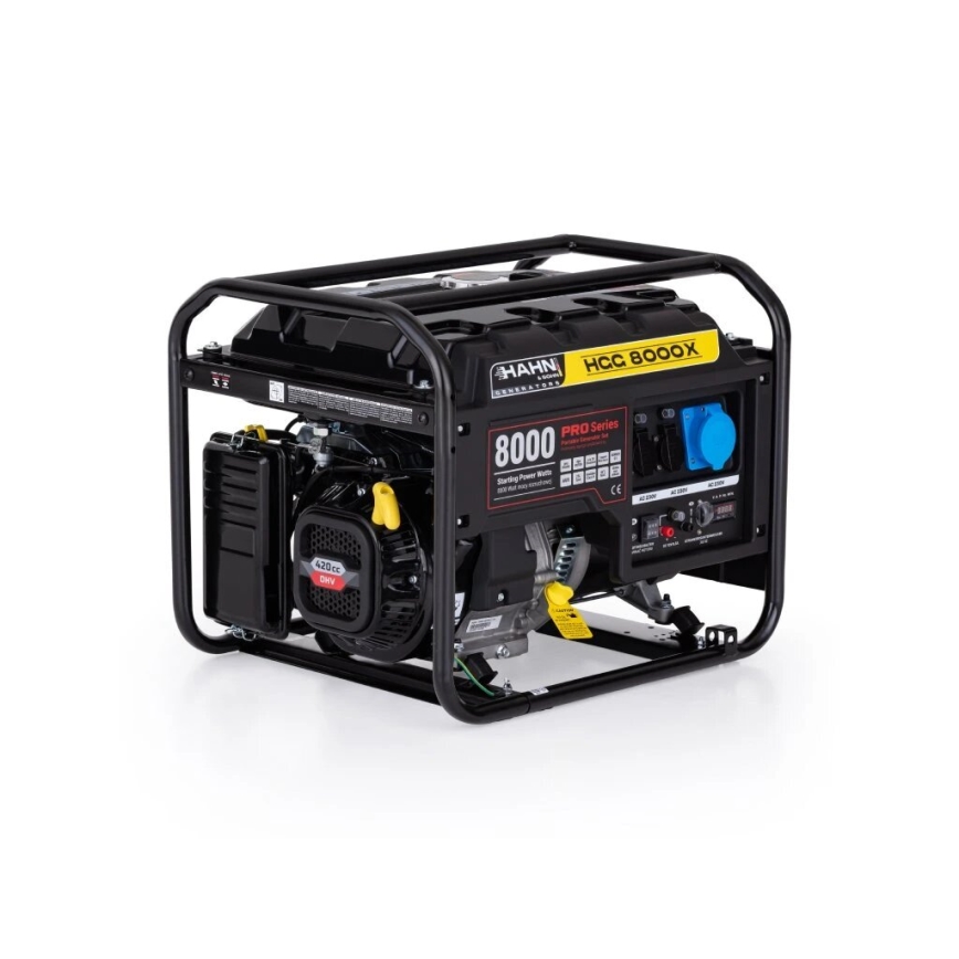 Hahn & Sohn 7410 - Benzindrevet elektrisk generator HGG 8000X 6500W