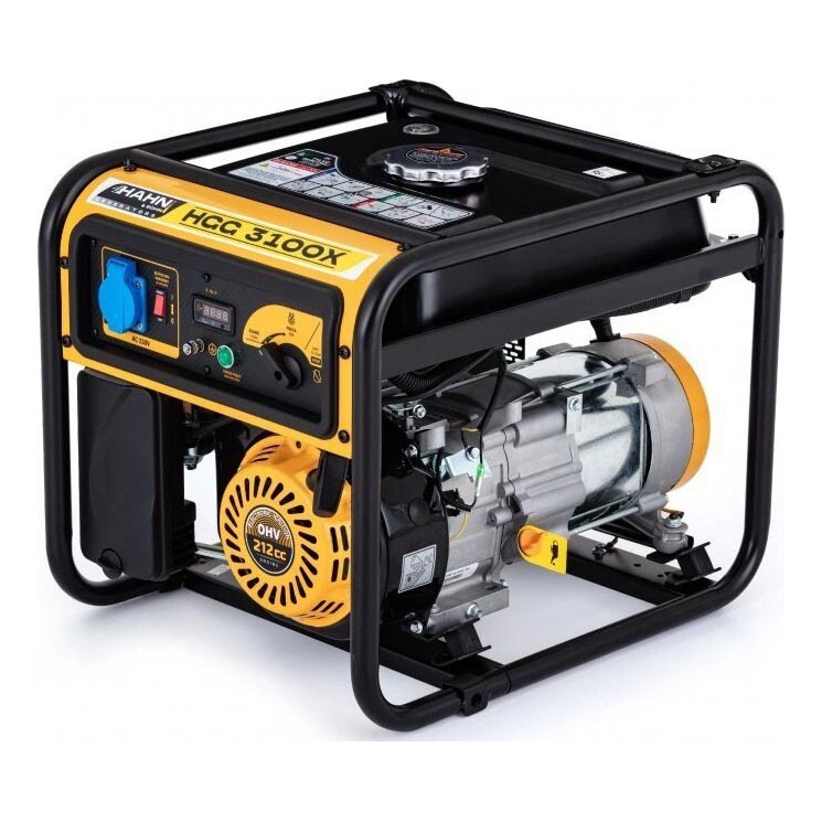 Hahn & Sohn 9176 - Benzindrevet elektrisk generator HGG 3100X AVR 3300W