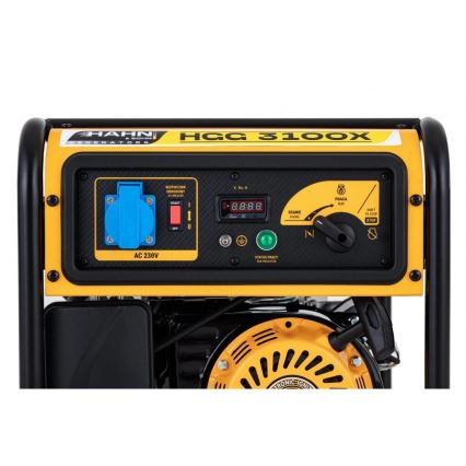 Hahn & Sohn 9176 - Benzindrevet elektrisk generator HGG 3100X AVR 3300W
