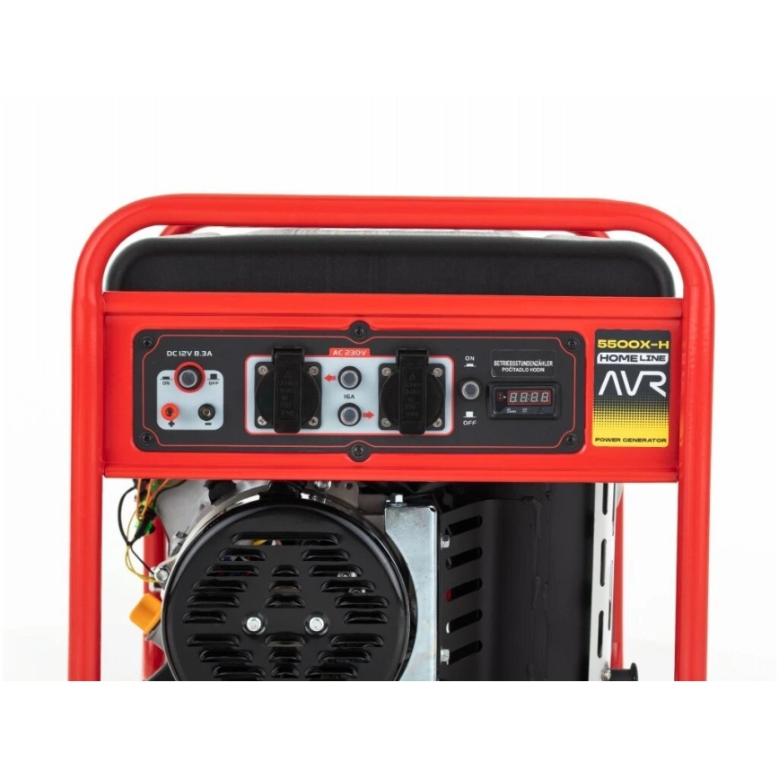 Hahn & Sohn 9178 - Benzindrevet elektrisk generator HGG 5500 X-H 5500W