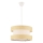 HALO 1xE27/60W/230V loftlampe creme/beige