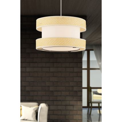 HALO 1xE27/60W/230V loftlampe creme/beige