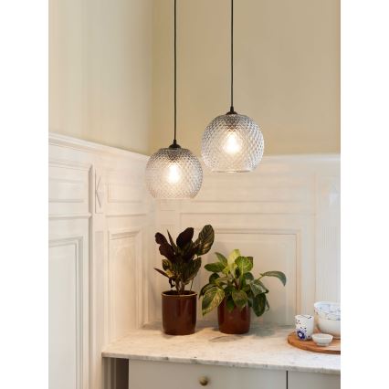 Halo Design 718436 - Pendel med ledning NOBB 1xE27/40W/230V klar