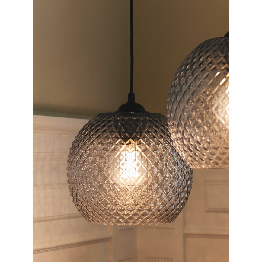 Halo Design 718436 - Pendel på ledning NOBB 1xE27/40W/230V Ø 22 cm klar