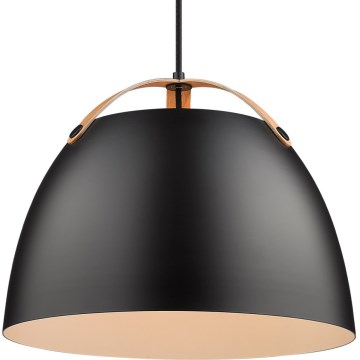 Halo Design 734887 - Pendel på wire OSLO 1xE27/40W/230V Ø 40 cm sort/eg