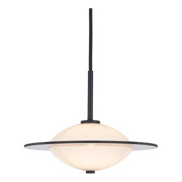 Halo Design 743582 - Pendel med wireophæng ORBIT 1xG9/7W/230V Ø24 cm hvid/sort/røget grå