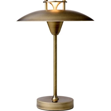 Halo Design 746149 - LED dæmpbar udendørs genopladelig bordlampe MINI STEPP LED/1,8W/1600 mAh IP44 messing