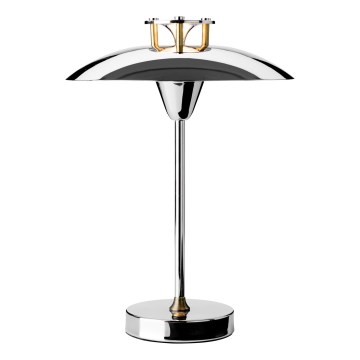 Halo Design 746163 - LED Dæmpbar udendørs genopladelig bordlampe MINI STEPP LED/1,8W/1600 mAh IP44 poleret krom