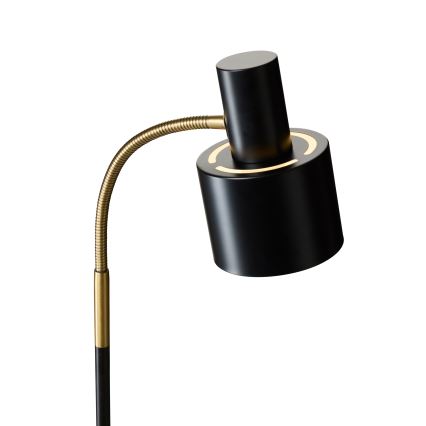 Halo Design 746866 - Gulvlampe VOGUE 1xE27/40W/230V sort/messing