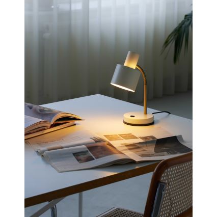 Halo Design 746910 - Bordlampe VOGUE 1xE27/40W/230V creme/messing