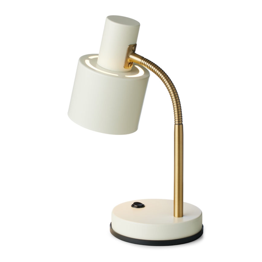 Halo Design 746910 - Bordlampe VOGUE 1xE27/40W/230V creme/messing