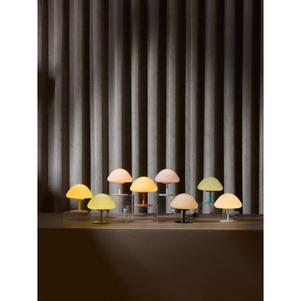 Halo Design 747047 - Bordlampe CANDY MINI MUSH 1xG9/25W/230V Ø 17 cm lyserød