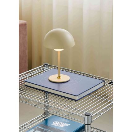 Halo Design 747597 - LED-dæmpbar genopladelig bordlampe MOON LIGHT LED/2,7W/2600 mAh cremefarvet