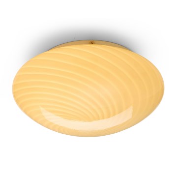 Halo Design 748693 - Loftlampe CANDY 1xE27/40W/230V Ø 30 cm beige/messing