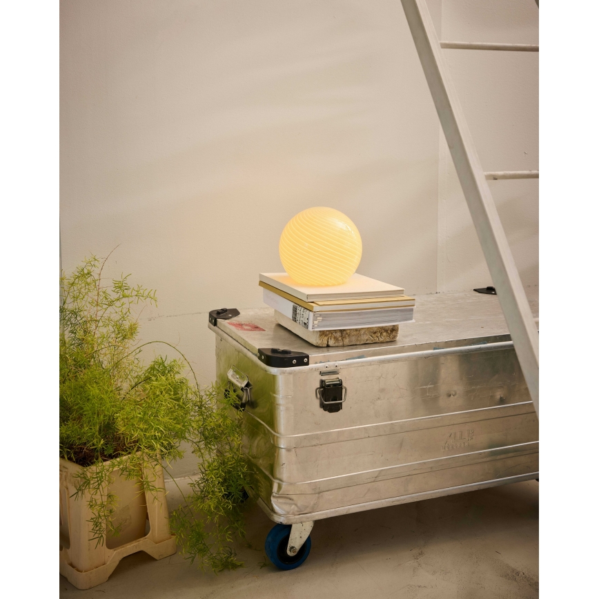 Halo Design 748808 - Bordlampe CANDY 1xE14/25W/230V Ø 20 cm beige