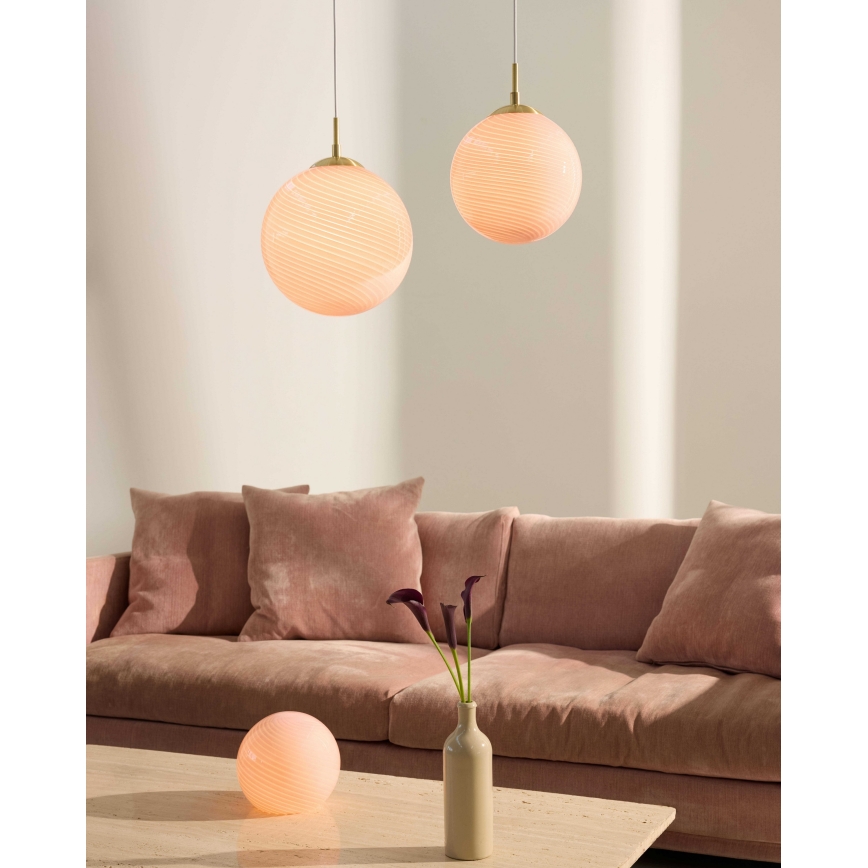 Halo Design 748815 - Bordlampe CANDY 1xE14/25W/230V Ø 20 cm rosa