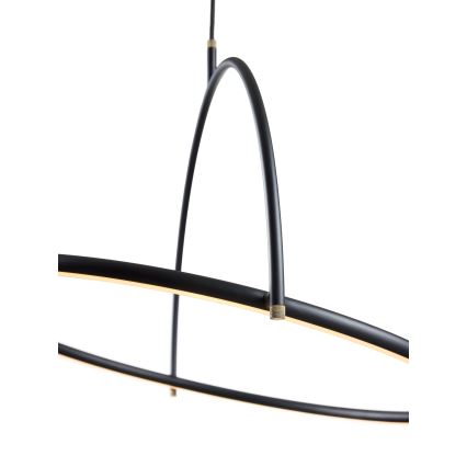 Halo Design 749539 - TILT dæmpbar LED-pendel på wire LED/40W/230V Ø 40 cm, sort