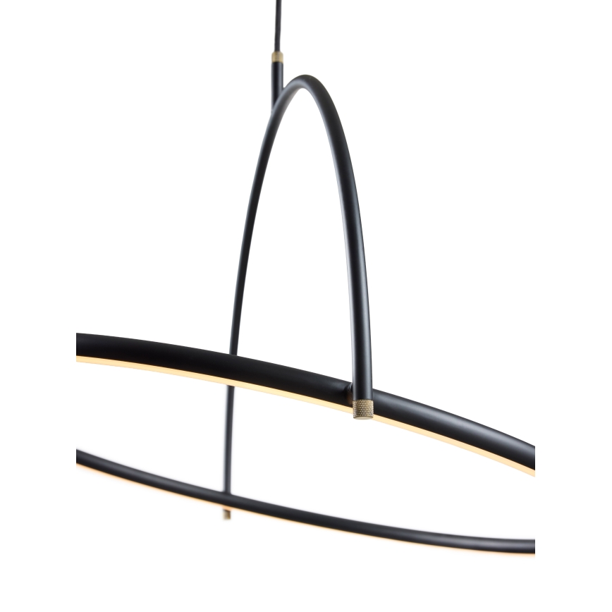 Halo Design 749539 - TILT dæmpbar LED-pendel på wire LED/40W/230V Ø 40 cm, sort