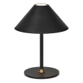 Halo Design 800803 - LED dæmpbar udendørs genopladelig bordlampe HYGGE LED/3W/4000 mAh IP54 sort