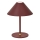 Halo Design 800834 - Dæmpbar genopladelig udendørs bordlampe HYGGE LED/3W/4000 mAh IP54 bordeaux