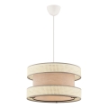 HALO pendellampe 1xE27/60W/230V beige/creme