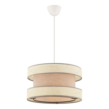HALO pendellampe 1xE27/60W/230V beige/creme