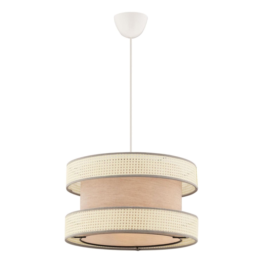 HALO pendellampe 1xE27/60W/230V beige/creme