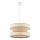 HALO pendellampe 1xE27/60W/230V beige/creme