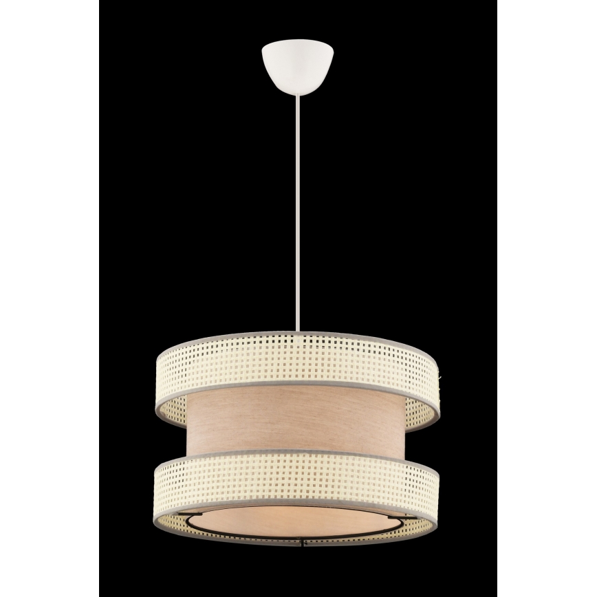 HALO pendellampe 1xE27/60W/230V beige/creme