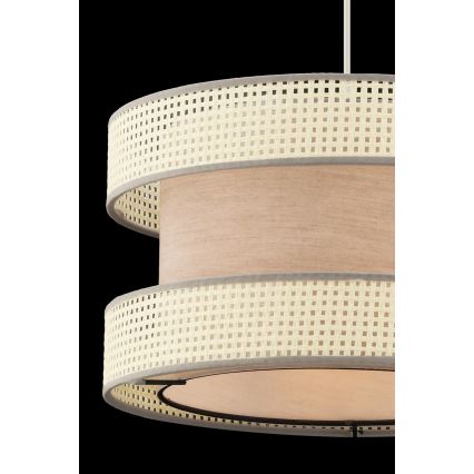 HALO pendellampe 1xE27/60W/230V beige/creme